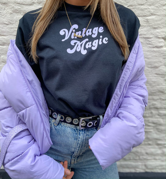 ''Vintage Magic'' Black T-Shirts