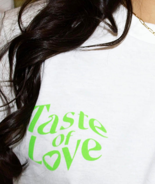 ''Taste Of Love'' White T-Shirt