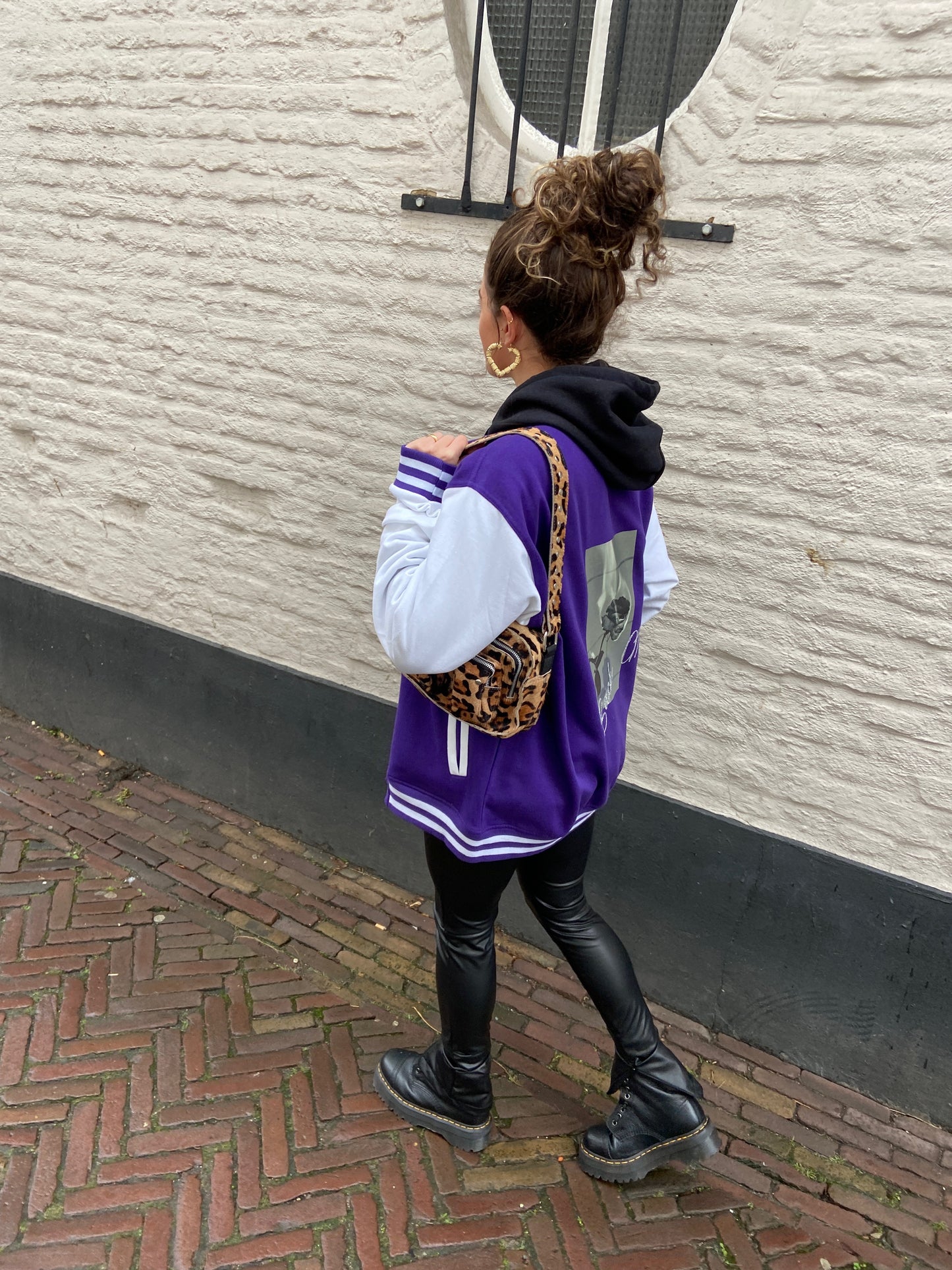 SOLD OUT ''Back Of'' Purple Baseball Jacket
