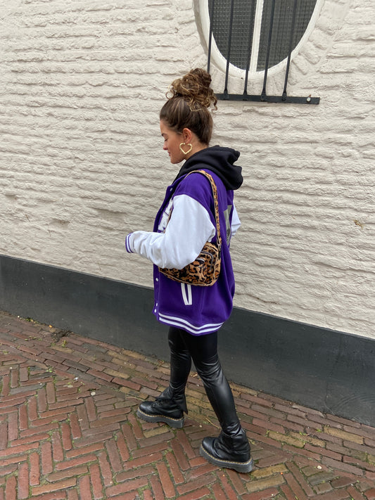 SOLD OUT ''Back Of'' Purple Baseball Jacket