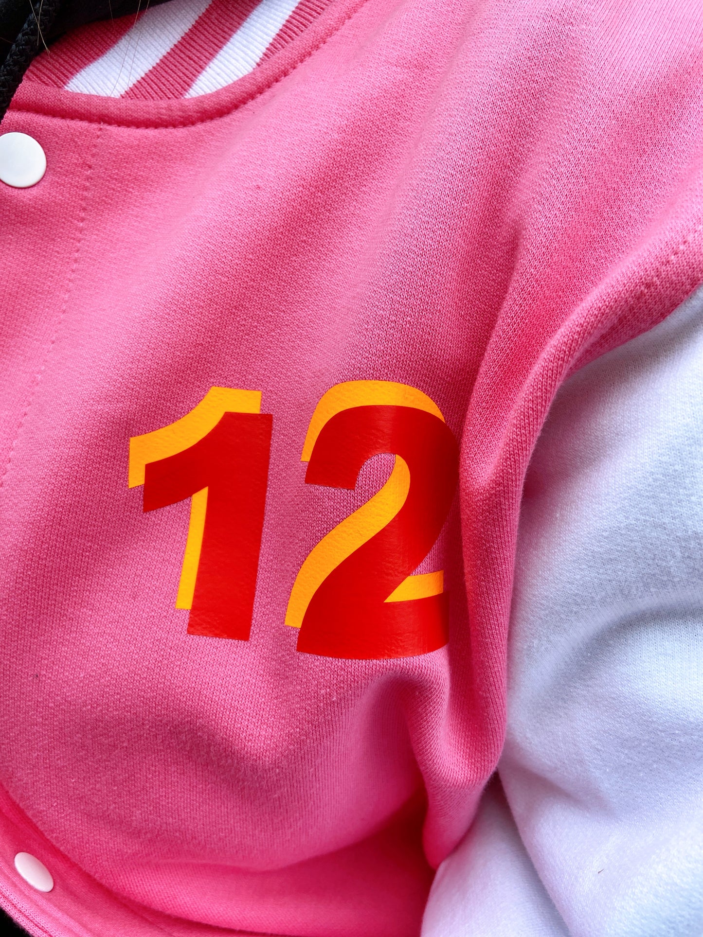 SOLD OUT ''Don't Look Back'' Pink Baseball Jacket