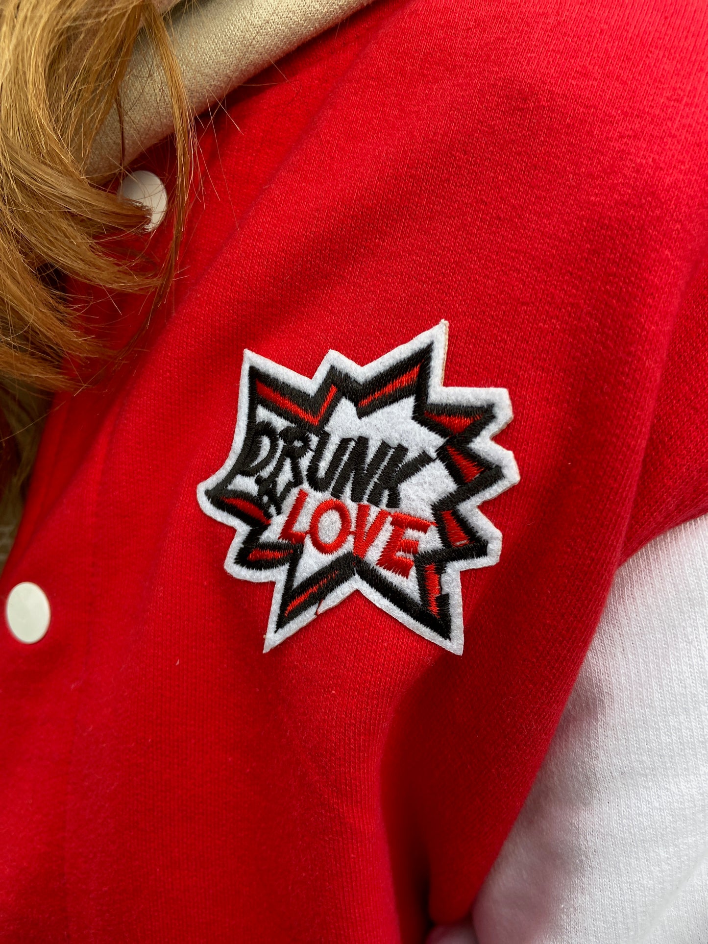 SOLD OUT ''You R Cute'' Red Baseball Jacket