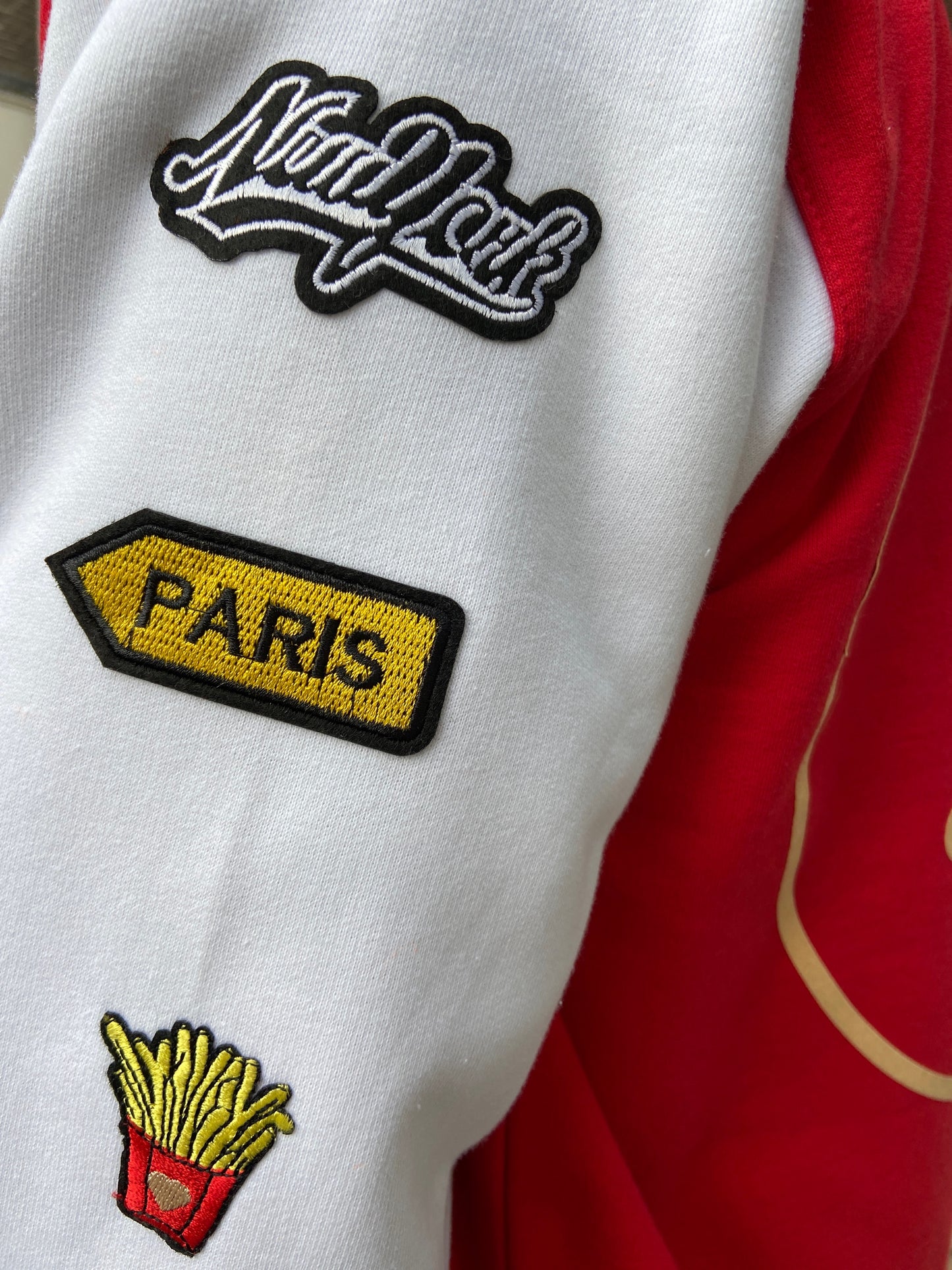SOLD OUT ''You R Cute'' Red Baseball Jacket