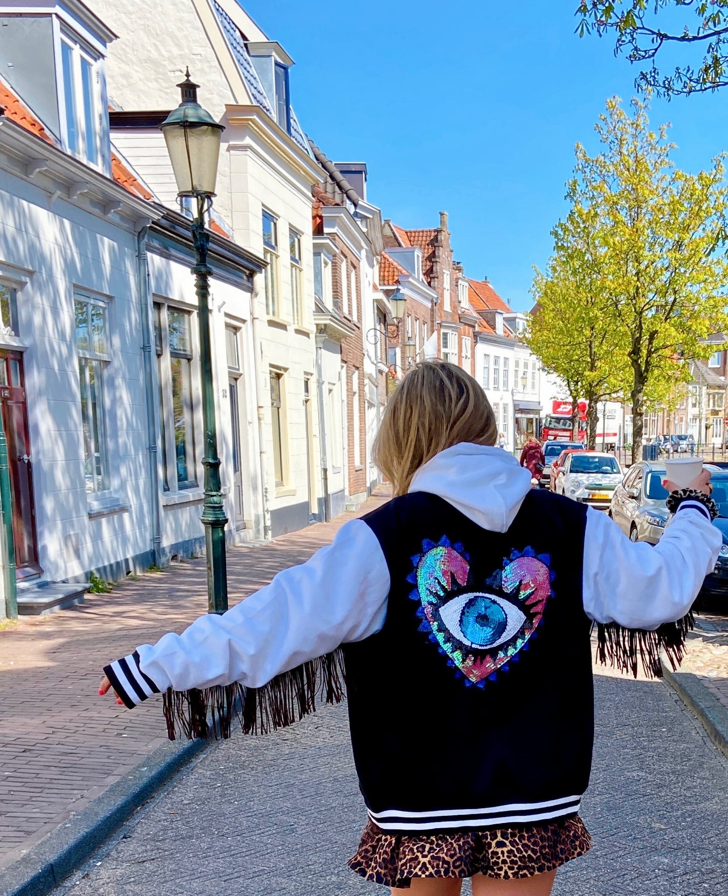 SOLD OUT ''Ibiza'' Black Baseball Jacket