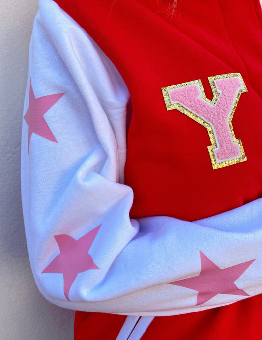 SOLD OUT! ''New York USA'' Red Baseball Jacket