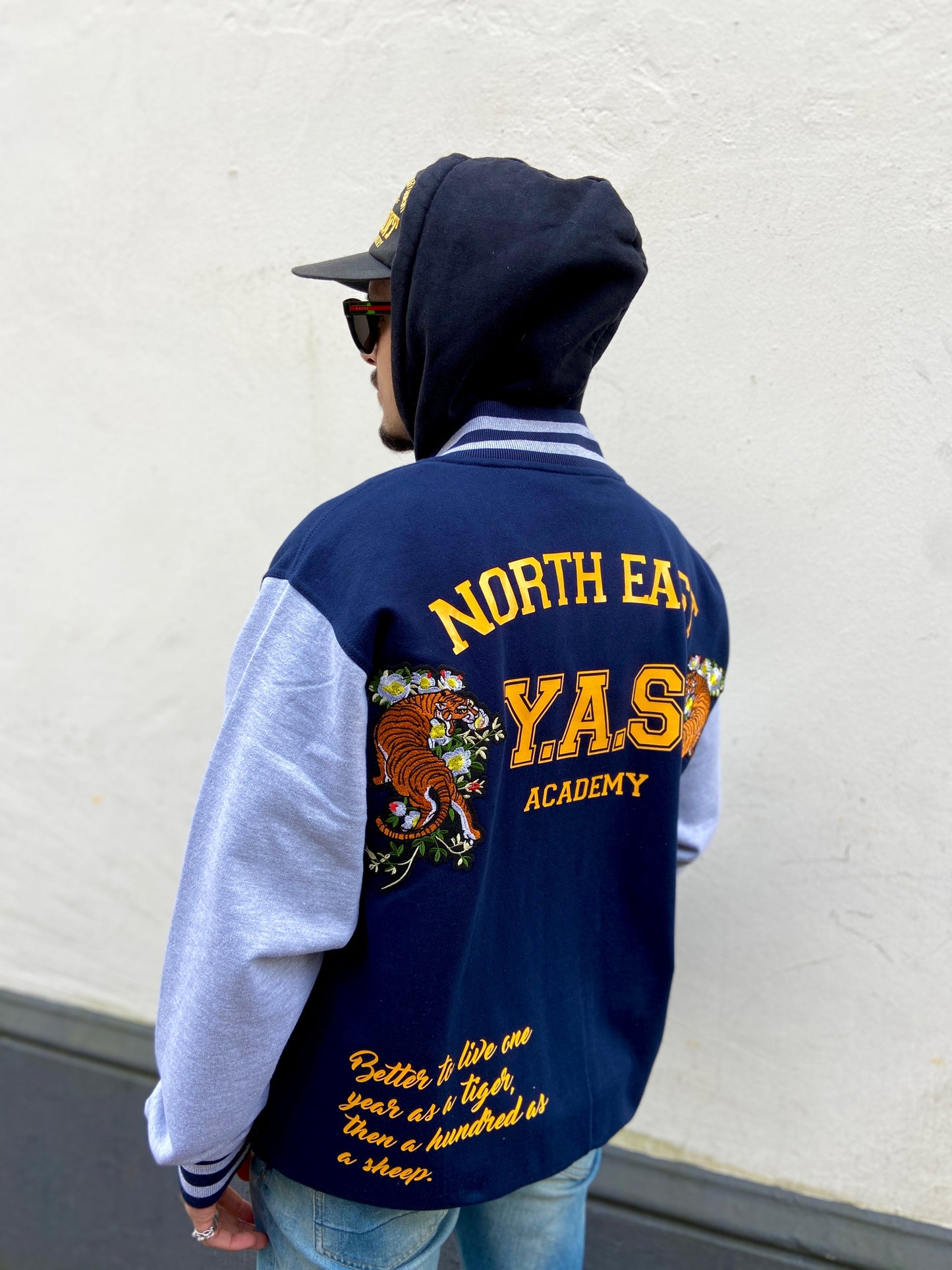 SOLD OUT ''North East'' Navy Baseball Jacket MEN