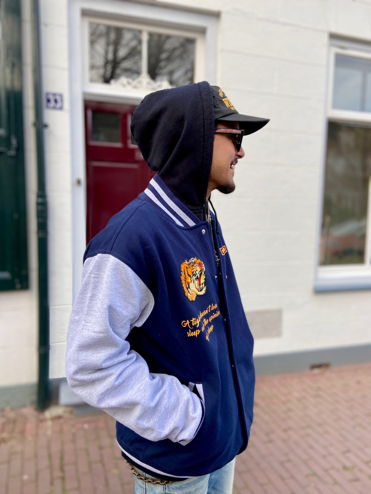 SOLD OUT ''North East'' Navy Baseball Jacket MEN