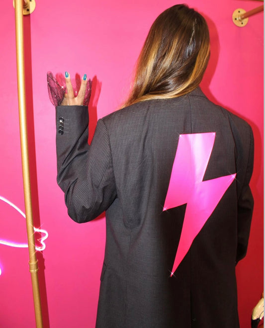 SOLD OUT! ''Smiley'' Black Vintage Blazer