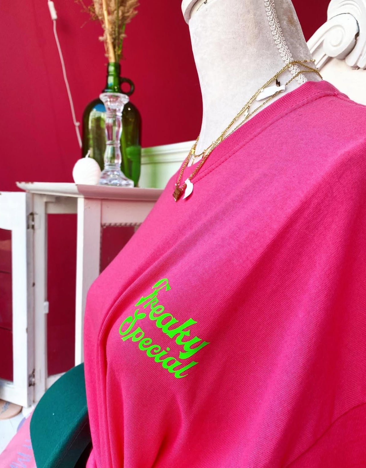 ''Freaky Special'' Pink T-Shirt Dress