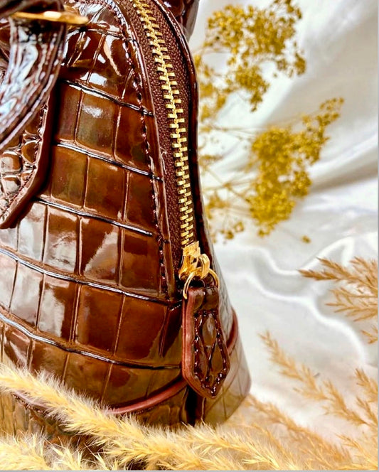 ''Cocoa Cutie'' Brown Bag