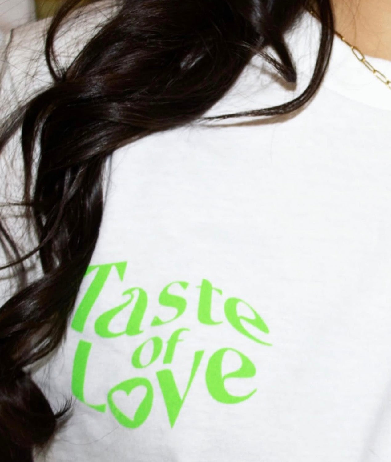 ''Taste Of Love'' White T-Shirt