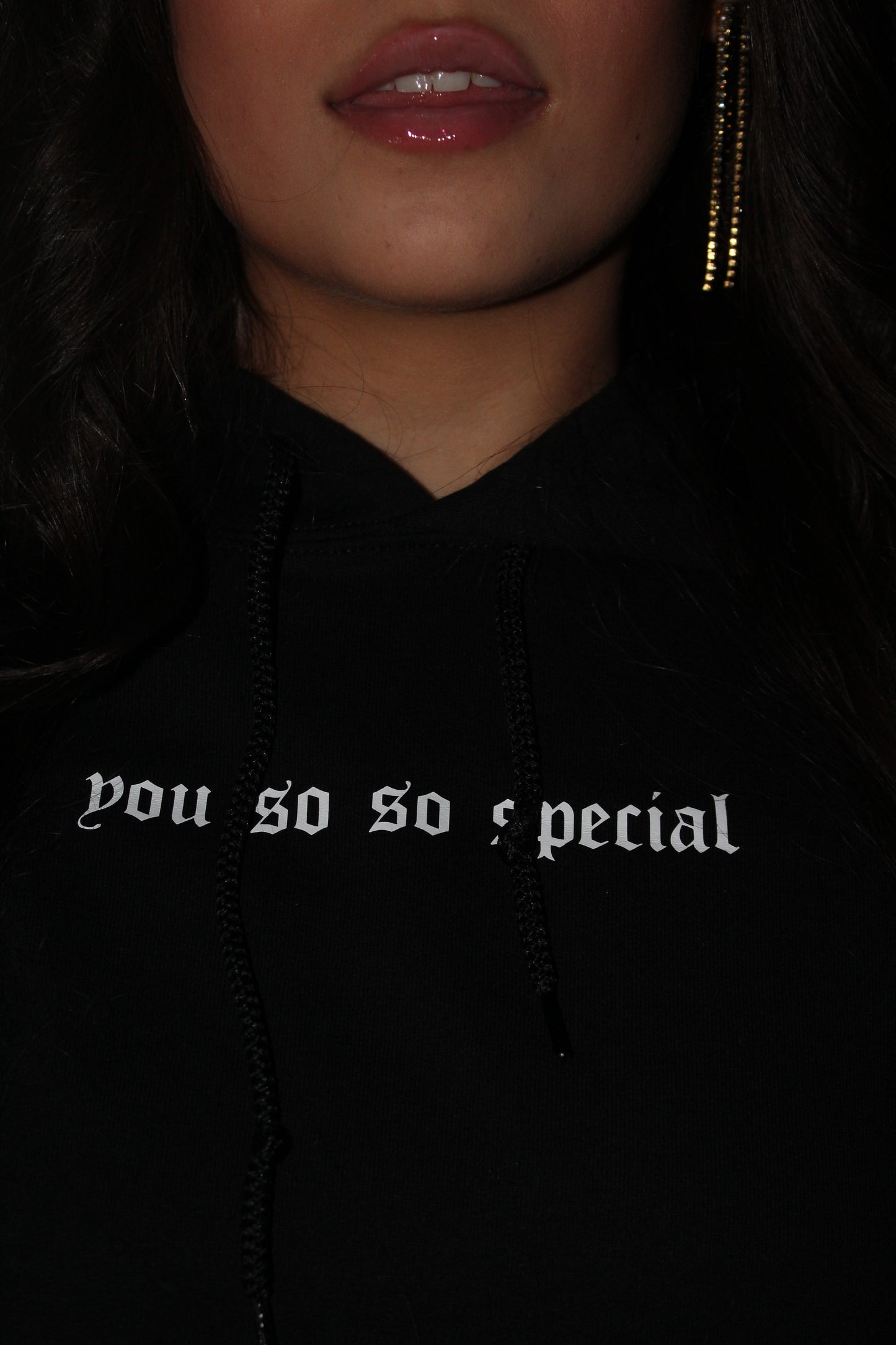 ''You So So Special'' Black Hoodie