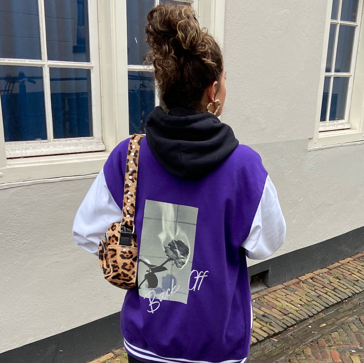 SOLD OUT ''Back Of'' Purple Baseball Jacket
