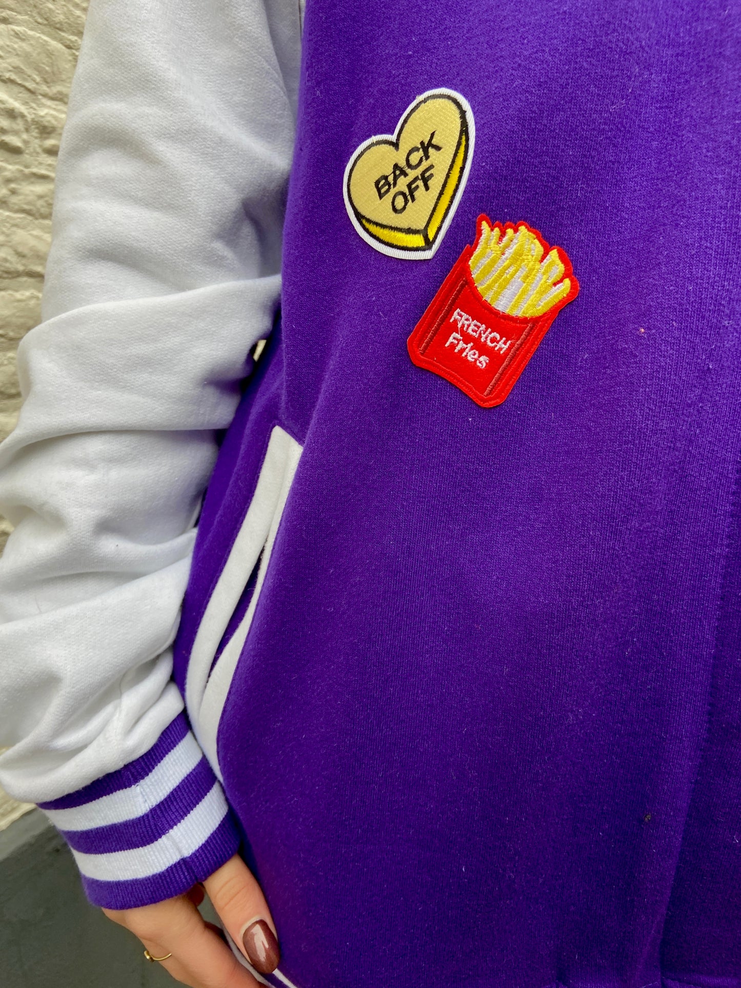 SOLD OUT ''Back Of'' Purple Baseball Jacket