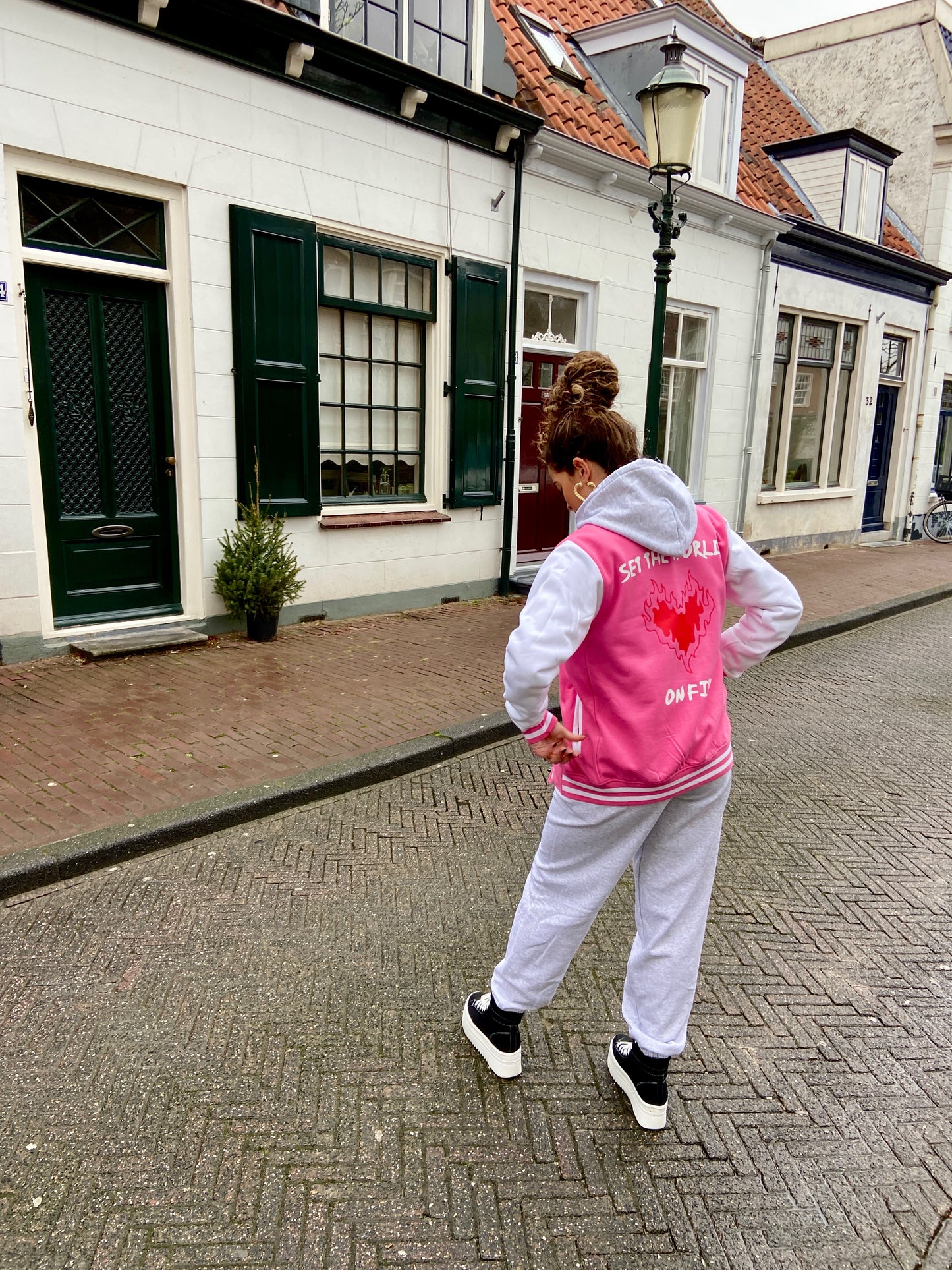 SOLD OUT ''Special'' Pink Baseball Jacket