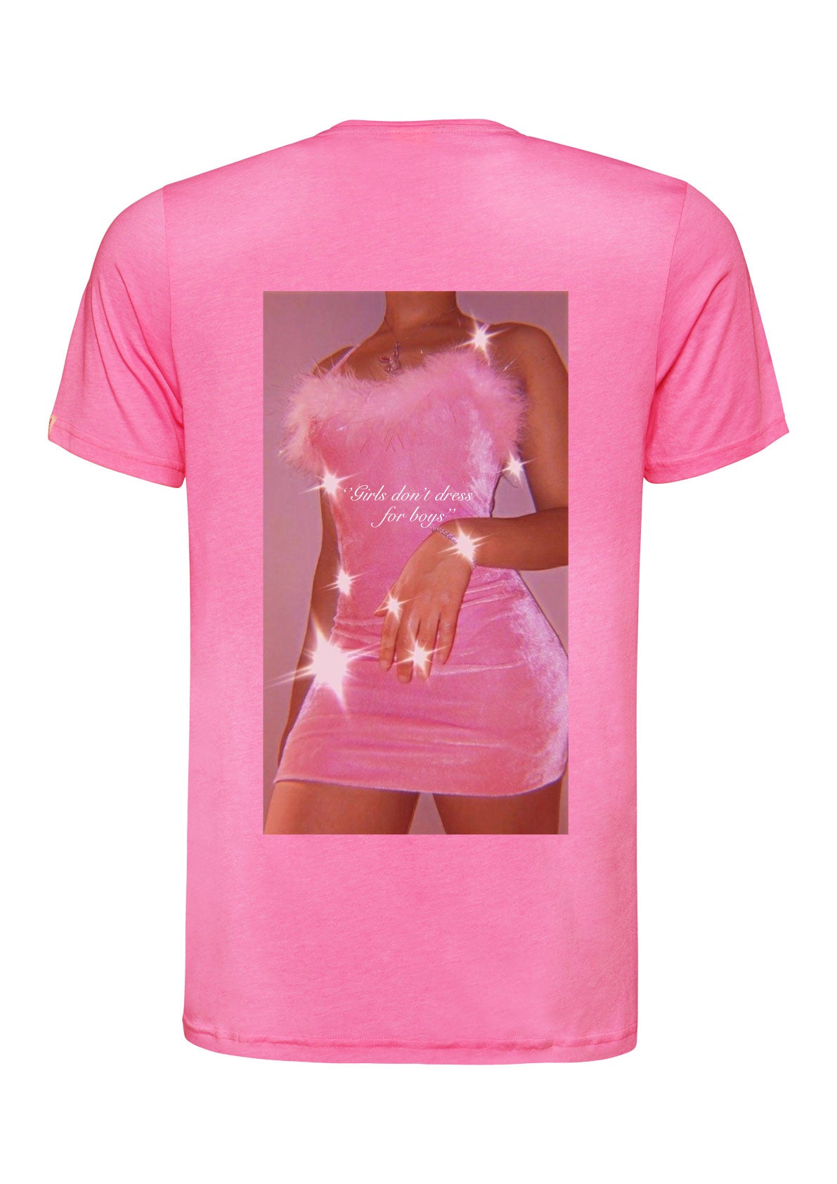 'too Glamorous'' Pink T-Shirt