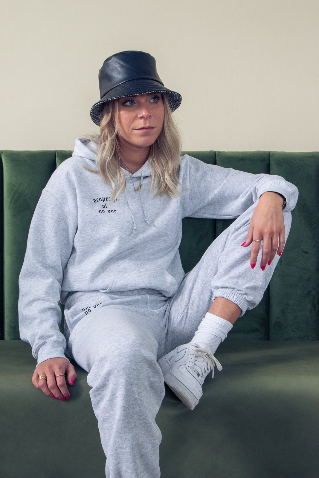 ''Property Of No One'' Grey Tracksuit